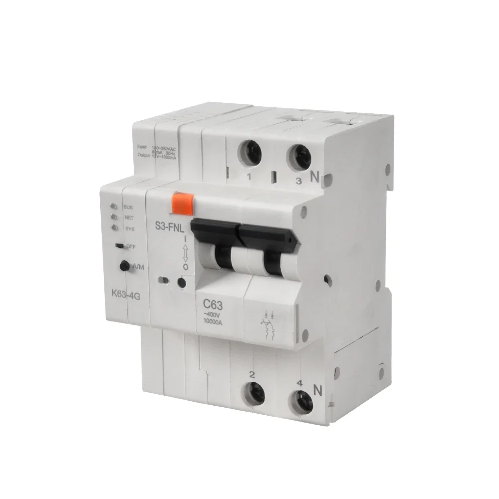 Smart miniature circuit breaker 63A 2P MCB Remote system control automatic transfer switch