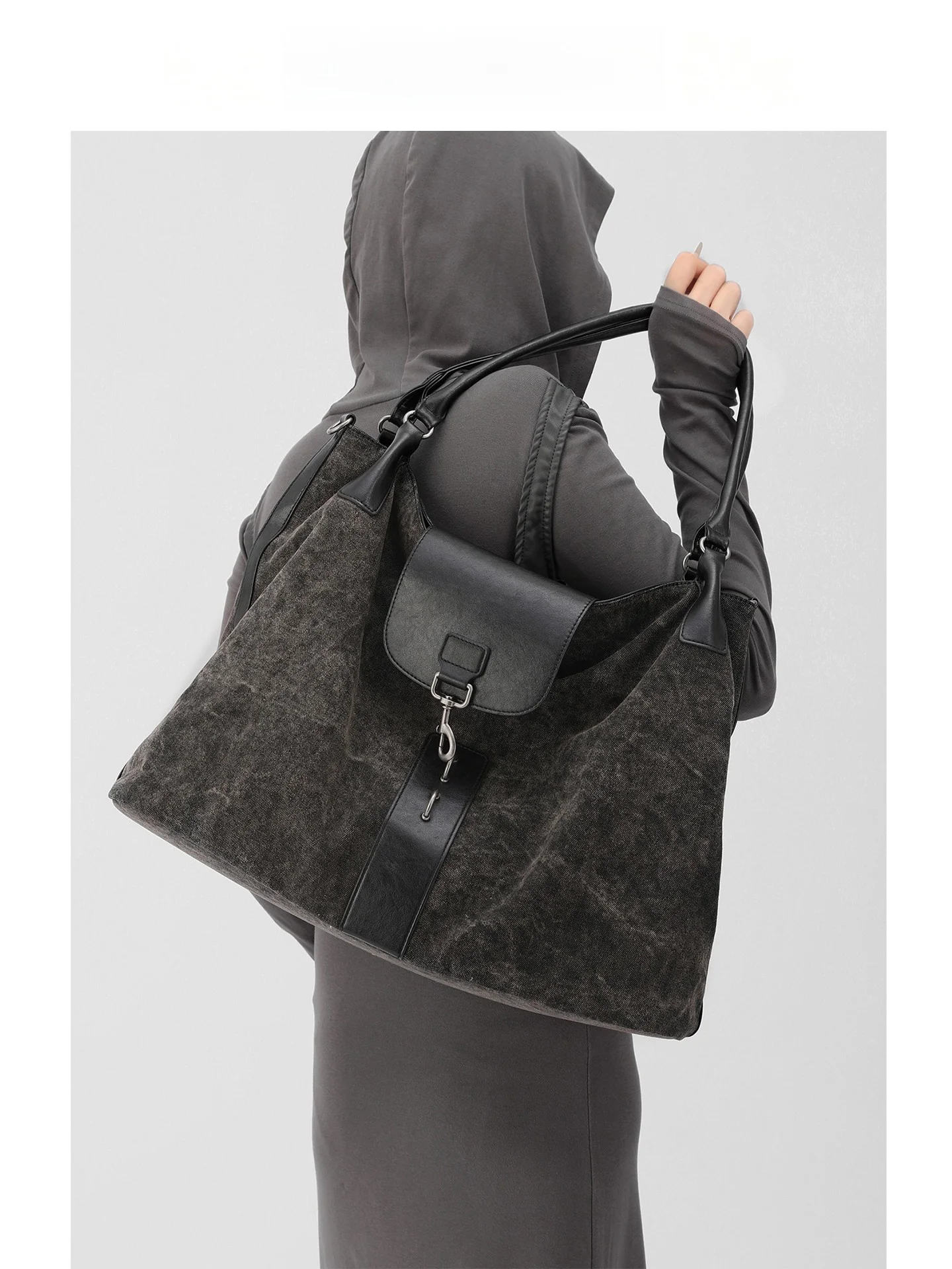 lulu-tevra-vintage-canvas-tote-bag-commuter-single-shoulder-bag-unisex-handbag-modern-neutral-style-lock-buckle-closure