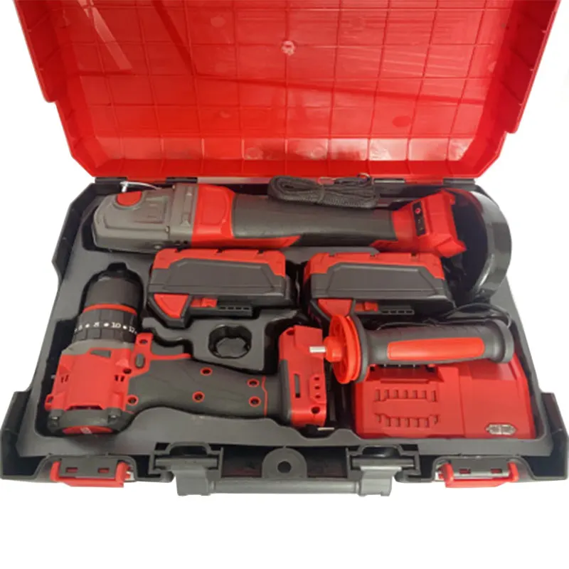 Rechargeable Brushless Impact Wrench Power Drill 2 In 1 Tool Set Customizable Warranty 18v Battery Electric Kit