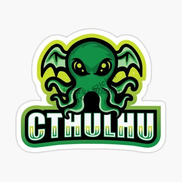 Creative Cthulhu Great Old Ones Octopus Monster PVC Sticker for Decorate Fridge Wall Car Van Truck Bicycle Helmet Window Decal