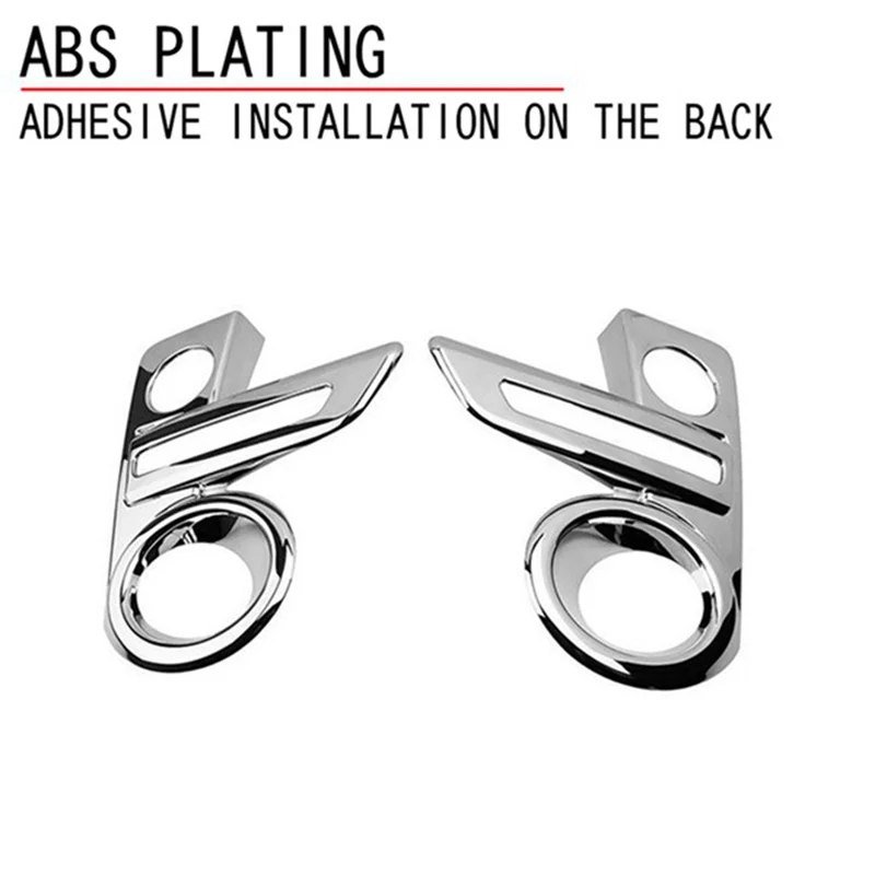 Per Toyota Raize serie 200 Car Chrome anteriore fendinebbia copertura della lampada Trim ffendinebbia cornice decorazione cornice