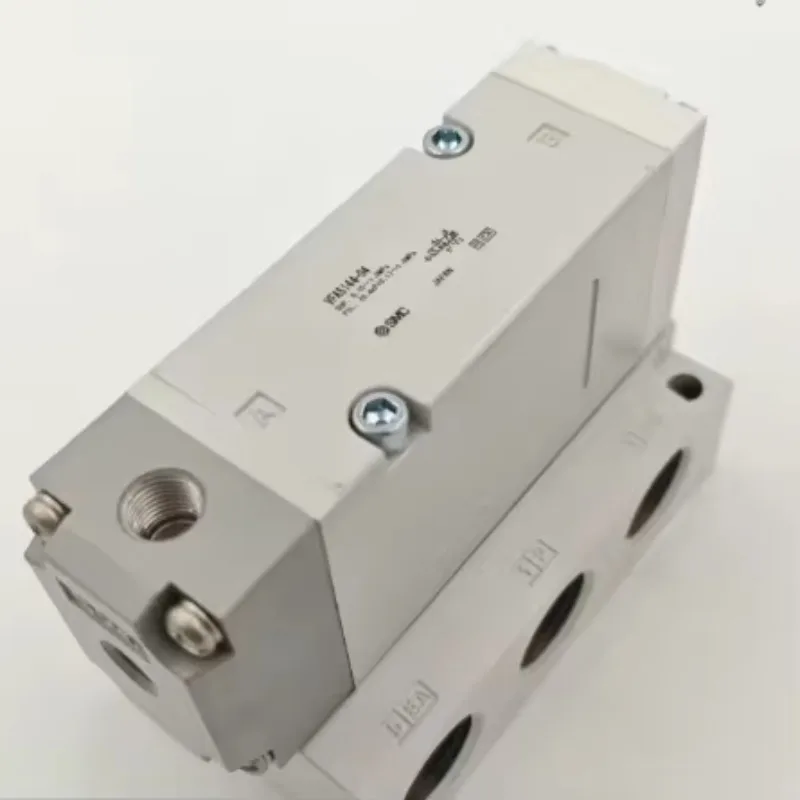 حقيقي SMC الأصلي هوائي الملف اللولبي صمام قاعدة لوحة الأنابيب نوع VFA5144-04N صمام التحكم في الهواء خمسة اتجاهات