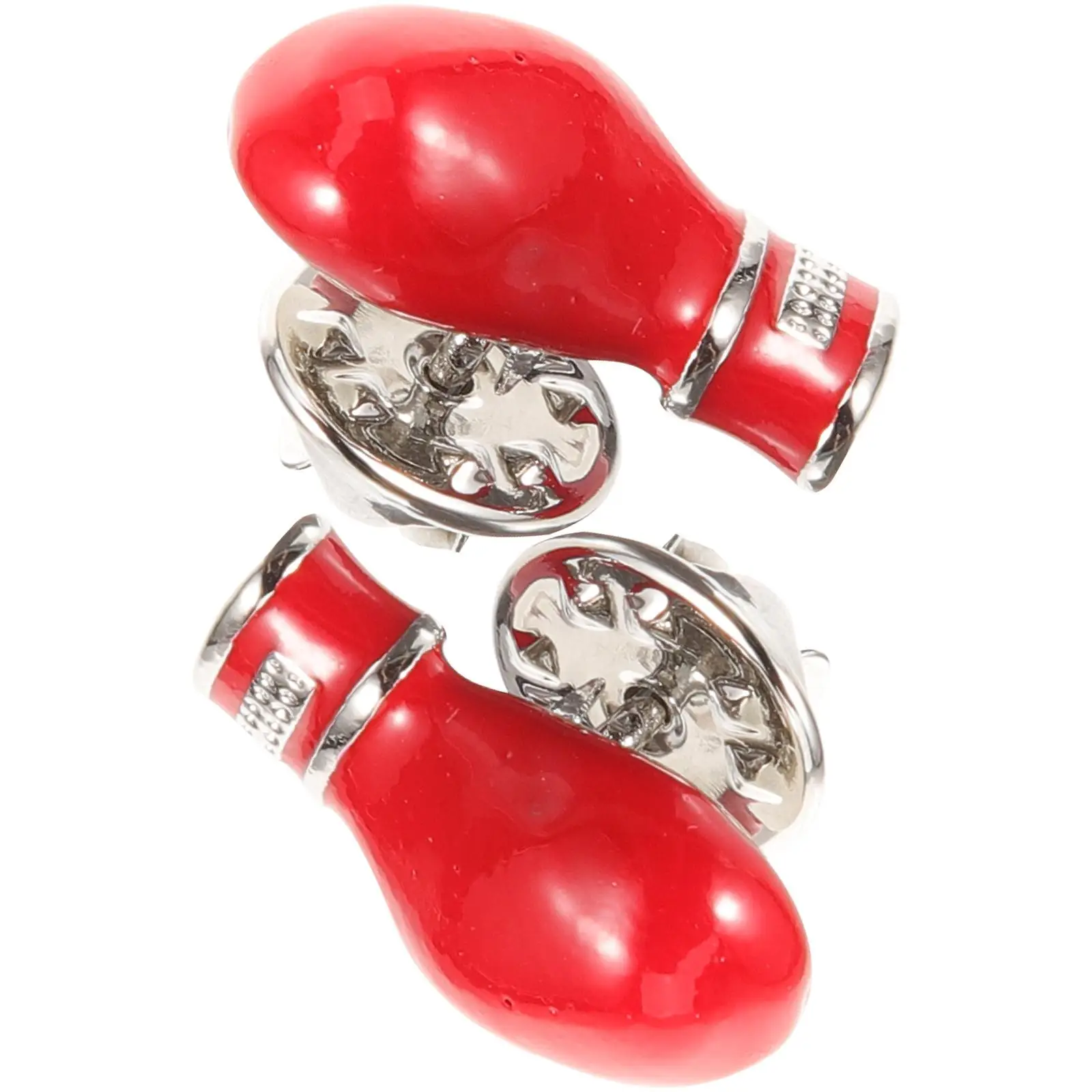 2 szt. Bokserskie przypinki na klapę dla mężczyzn modne broszki odznaka Cartoon dodaj styl ubrania torby kapelusze proste szczegóły polerowane