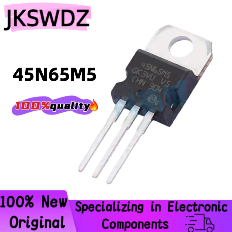 

10-30PCS 100% nuevo Original 45N65M5 STP45N65M5 TO-220 45A650V transistor de efecto de campo