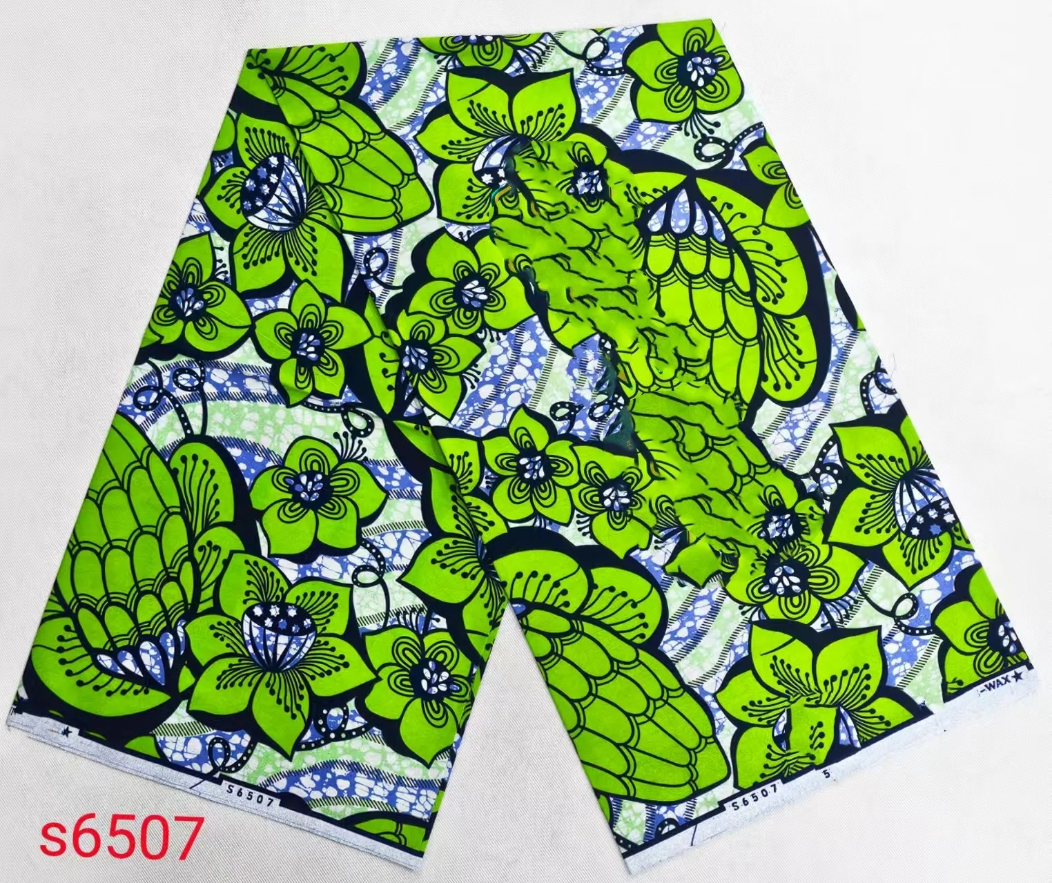 Nigeryjskie tkaniny afrykańskie typu supe-wax z nadrukiem, wysoka jakość, idealne do patchworku, nowy styl, materiał na odzież i dekoracje wnętrz, TT65-12, rok 2025.