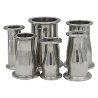 YQBS Sanitario Tri Abrazadera Concéntrica Reductor Clover Accesorios Acero Inoxidable 304 1.5"" 2""