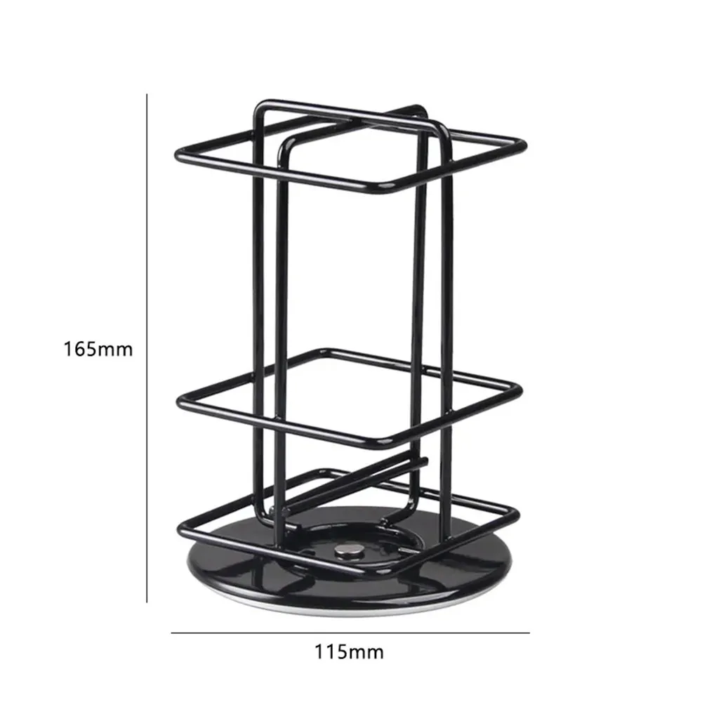 Rotatable Coffee Pod Holder For Nespresso Rotatable Display Storage 40 PCS Capsule Metal Stand Rack Tower Stand Storage Shelves