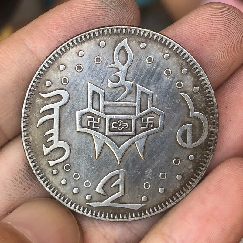 Chinese Vintage Leader Dragon Silver Coin Home Decor Coins Magic Collectibles Coin Lucky Fortune Toy Coins Christmas Gifts view 4