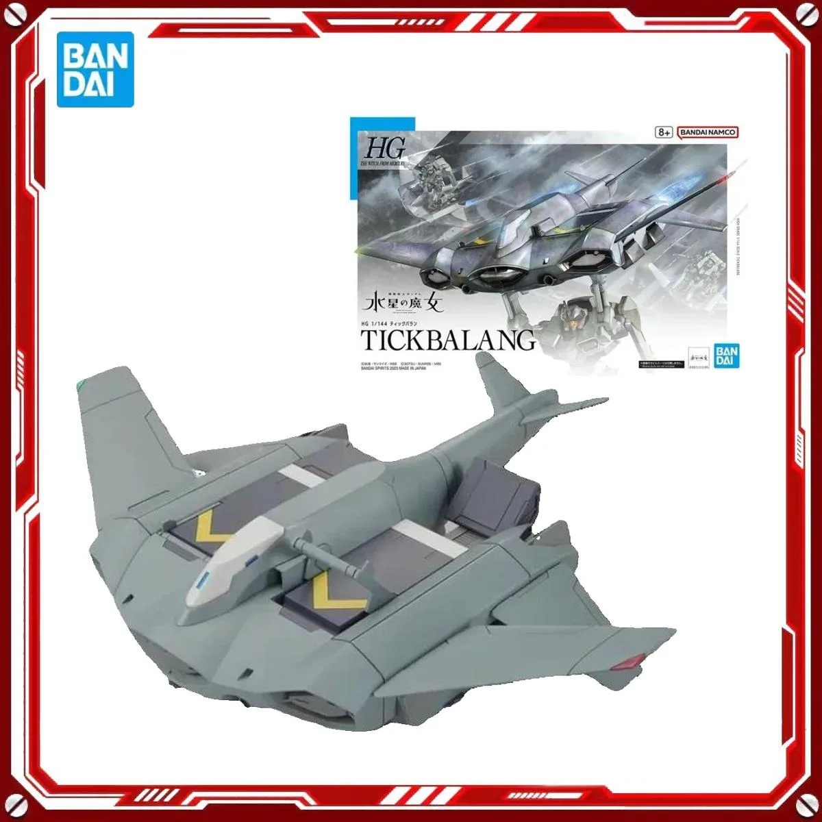 

Genuine Bandai Original Figure Model Kits HG 1/144 THE WITCH FROM MERCURY TICKBALANG Anime Figures Action Model Toys Gifts