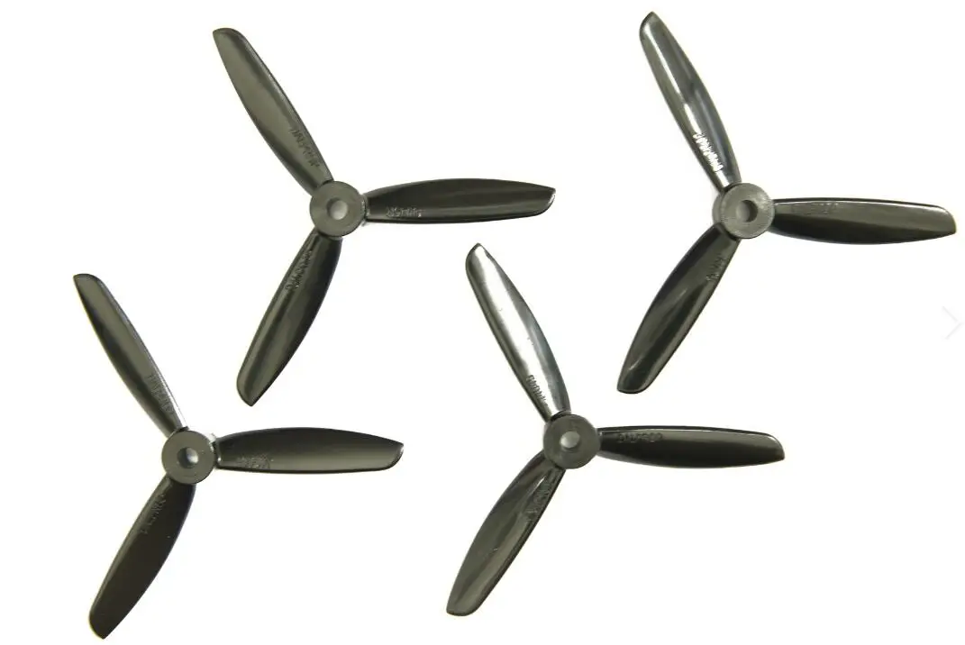 4-10 Pairs DALPROP TJ4045 4X4.5 4X4 4040 4 inch Tri 3-blade Propeller CW&CCW Props for FPV Racing Quadcopter Multicopter Car