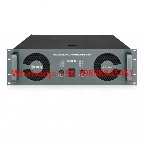 Channel Ch 2Ch 3U W Power Amplifier Amplifier Power Cheap Price 1500w 2channel 8ohm / 4ohm Transformer for Tube