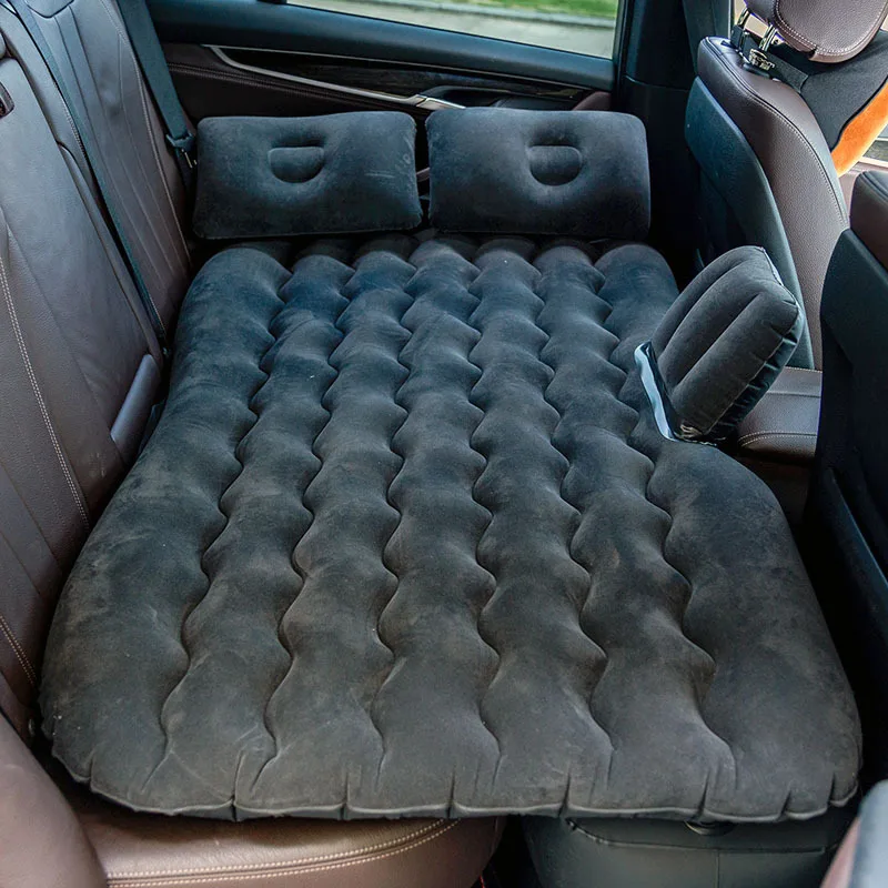 

Car Travel Bed Automotive Air Inflatable Mattress Camping Sofa Rear Seat Rest Cushion Sleeping Pad Universal Auto Inflable Coche