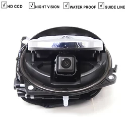 Car Flip Emblem Badge Logo Camera For VW Golf 6 7 8 Passat CC B8 B7 MK6 MK7 Polo Beetle EOS T-Roc Arteon RearView Reverse Camera