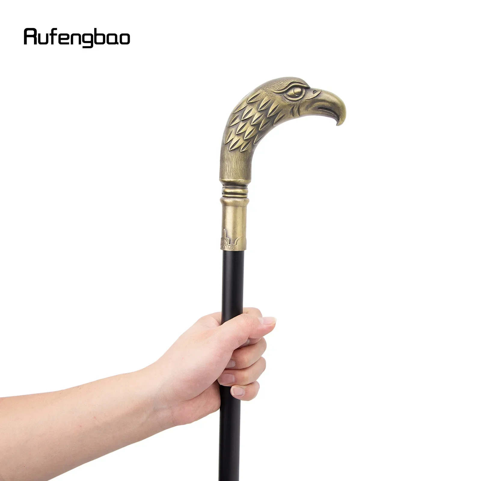 النحاس طويل رئيس النسر واحد مشترك موضة عصا للمشي ديكور مصاص دماء تأثيري حفلة عصا للمشي هالوين Crosier 93 سنتيمتر