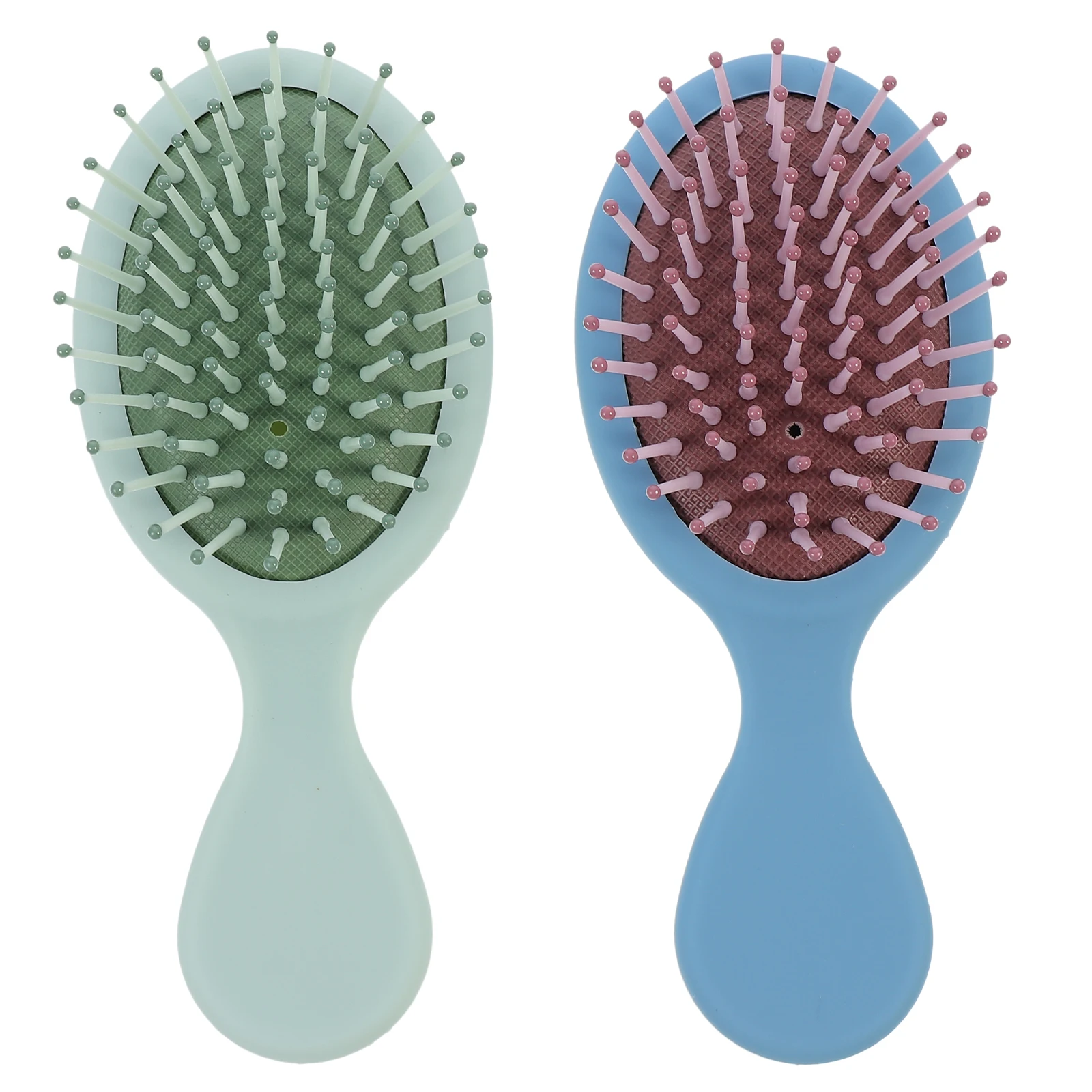 

2pcs Plastic Hairbrush Comb Scalp Massaging Lightweight Anti-Static Portable Hair Massage Comb Growth