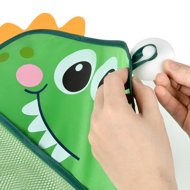 Baby Dusche Spielzeug Nette Ente Frosch Net Spielzeug Lagerung Tasche Starken Saugnapf Baby Dusche Spiel Tasche Badezimmer Organizer Wasser Spielzeug – Detail 5