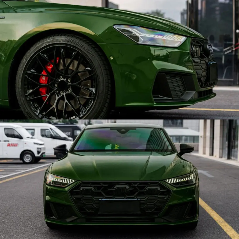 

Автомобильная наклейка Sonoma Green Metallice, пленка для упаковки автомобиля, наклейка для домашних животных, без пузырьков, автомобильные наклейки, автомобильные аксессуары, внешний интерьер