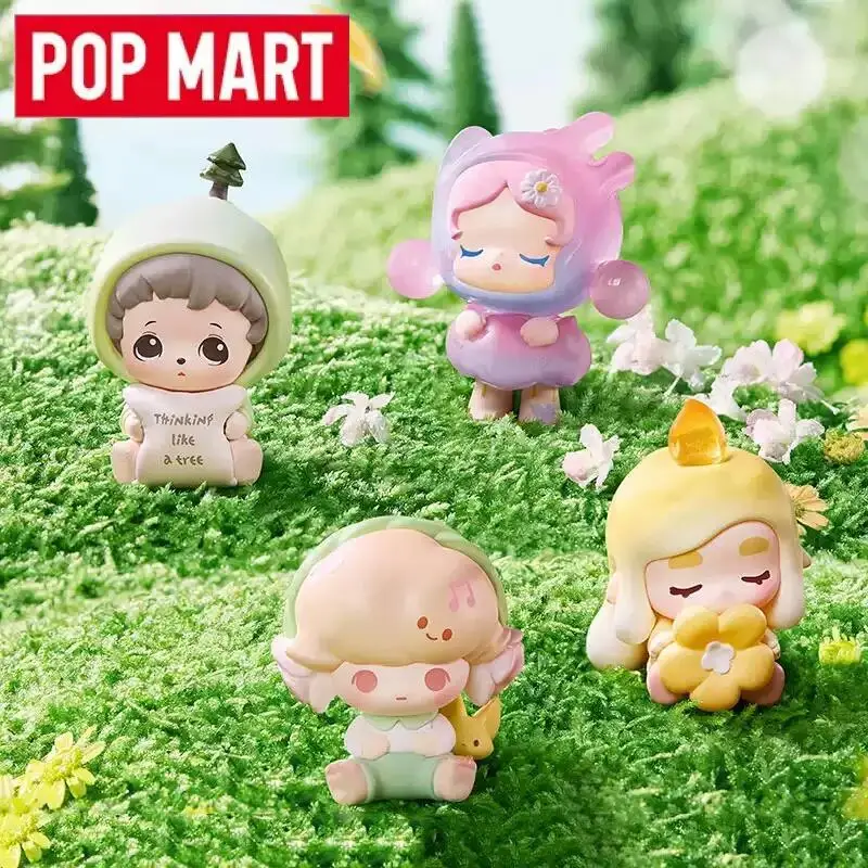 POP MART POP BEAN Going Ouring with Me Series Мини-слепая коробка Аниме Фигурка Угадай Сумка Украшения Статуэтки Куклы Модель Подарки