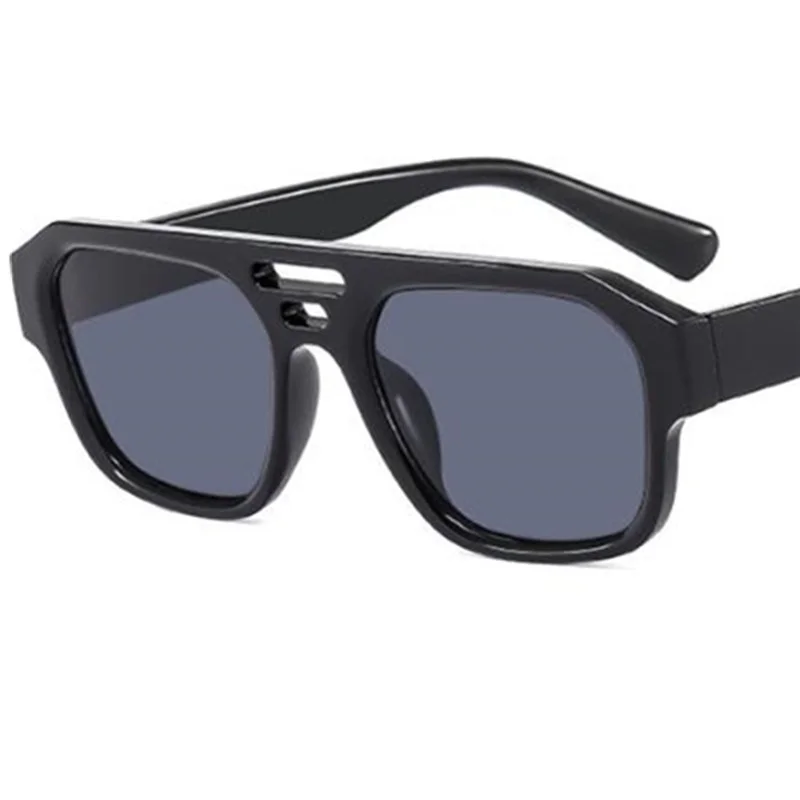 Fashion Sunglasses Unisex Personality Beam Sun Glasses Anti-UV Spectacles Retro Eyeglasses Oversize Frame Sunscreen Google