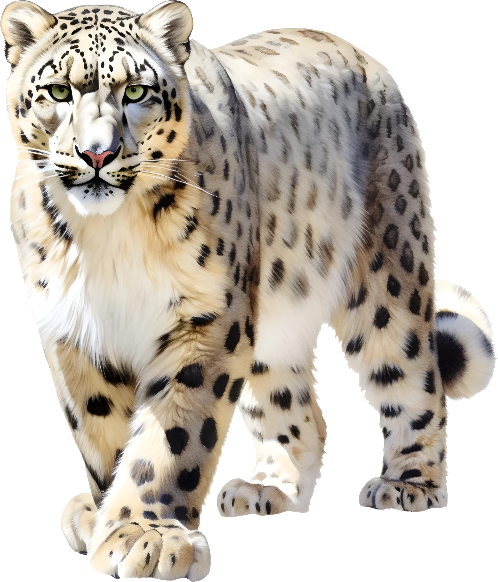 DK341# Snow Leopard Car Stickers Vinyl Waterproof  Decal Motorcycle Decorative Accessories