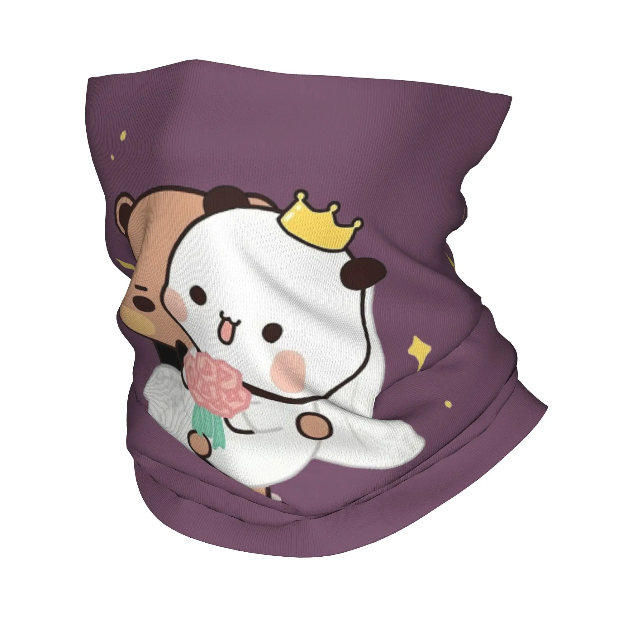 Bubu Groom And Dudu Bride Are Getting Married Bandana Neck Gaiter Printed Wrap Scarf Multifunction Cycling Scarf Riding Unisex