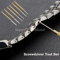 Metal Slotted Screwdriver for Rolex 0.8mm 1.0mm 1.2mm 1.4mm 1.6mm 1.8mm Watch Repair Tools Removal Install Screws Set Watchmaker