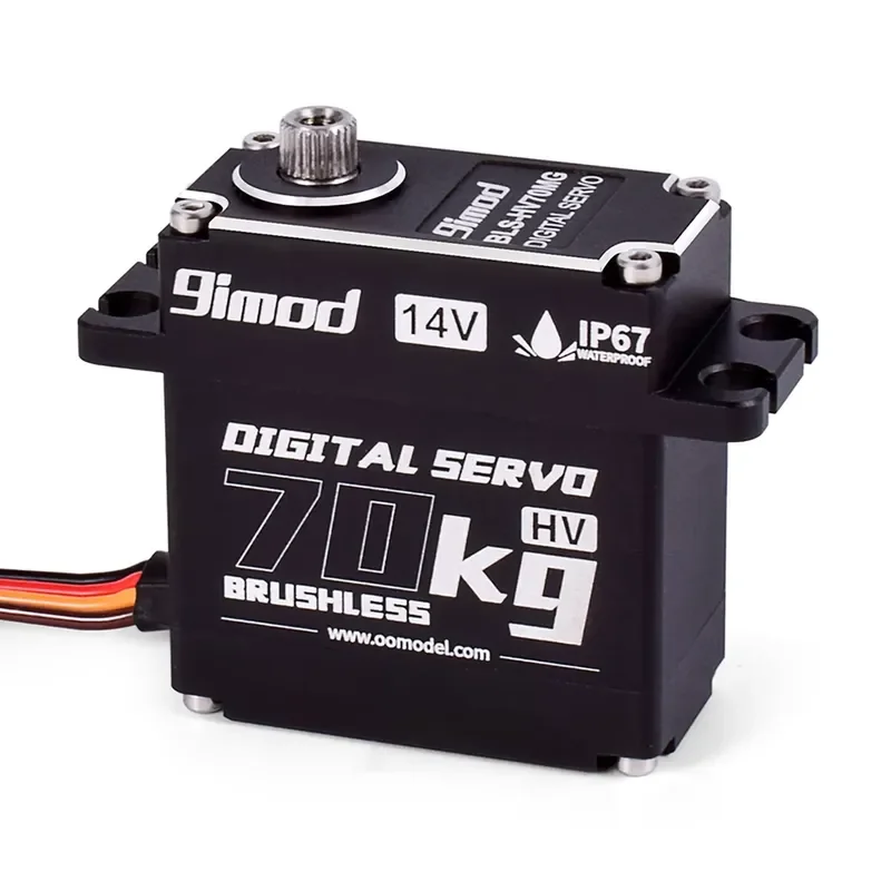 9imod BLS-HV70MG 14V 70kg High Torque Metal Gear HV Brushless Servo for 1/8 1/10 RC Crawler Car Trucks Racing Servo
