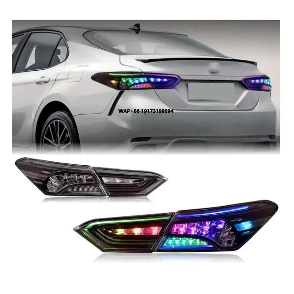 

Camry RGB 2018-2023 Car LED Tail Light Auto Fog DRL Brake Turn Signal Lamp Plug and Play Automotive Accessories for