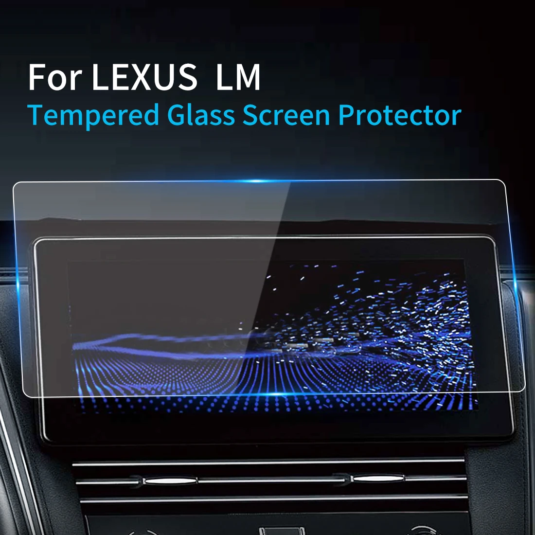 

For LEXUS LM 300h Screen Protector 2023 LM350 Console Tempered Glass Protective Film Navigator Protection Car Accessories