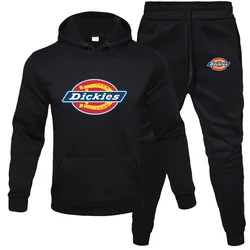 Mens Tracksuit Warm Hooded Sweatshirt+Sweatpants 2 Pcs Sets USA Basketball Print Top Pullover Or Pants Casual Jogging Clothing