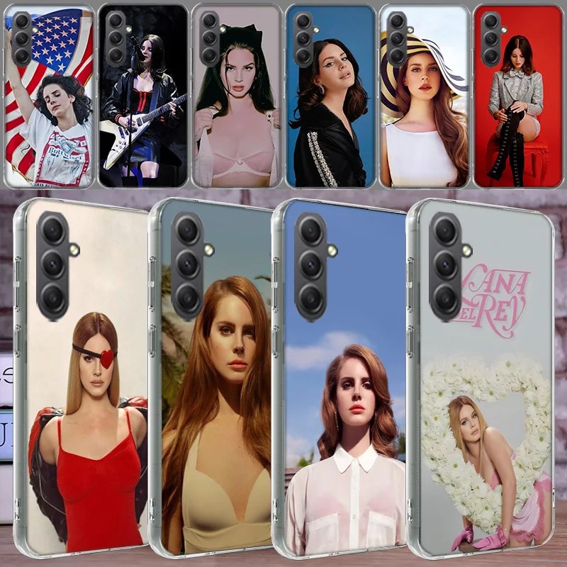Singer Lana D-Del Rey Phone Case for Samsung A16 A26 A36 A56 A17 A37 A57 A07 A06 A02S A03 A04S A05S Galaxy Note 20 10 A50S A71 A