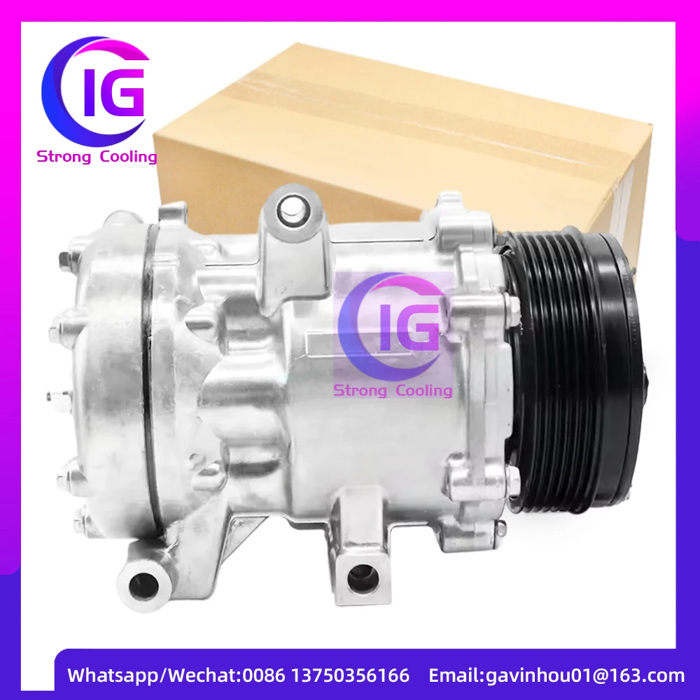 A/C AC Compressor For Changan Eado 2015 2016 2017 2018 2019 2020 2021 JL476ZQCD 8103100CD02 8103100U06AB 8103100-U06-AB SD7V16