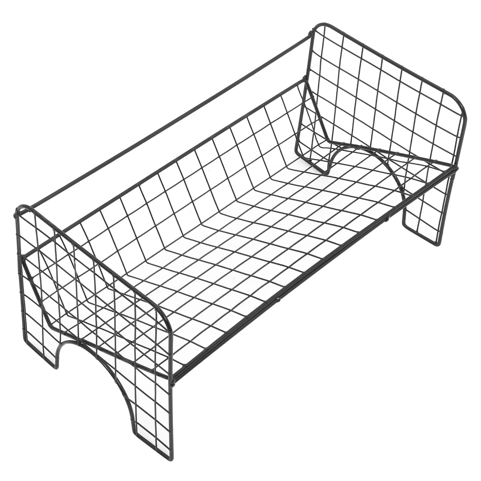 

Настольная металлическая подставка для книг в стиле ретро, компактная, устойчивая конструкция, многофункциональная подставка для журналов, органайзер для виниловых пластинок