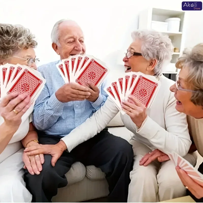 2/4/6/9x Larger 54 Cards Super Jumbo Oversized Playing Cards Birthday Party Favors Adult and Family Board Games Photo Props