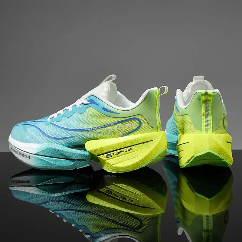 

Marathon Air Cushion Carbon Plate Sports Running Shoes for Men, Breathable and Lightweight, Comfortable Non-Special Sports Shoes