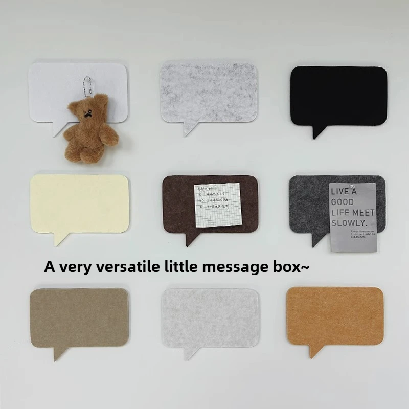 15x20cm Self-Adhesive Felt Bulletin Board Peel & Stick Photo Wall Panel for Kids Room Bedroom Wall Decor DIY Home Decorator