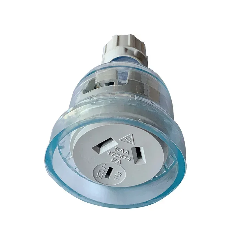 AU NZ Plug Assembled Rewireable Female Male Plug Socket 3 Prong Electrical AC Extension Cord Grounded Rewire Socket SAA