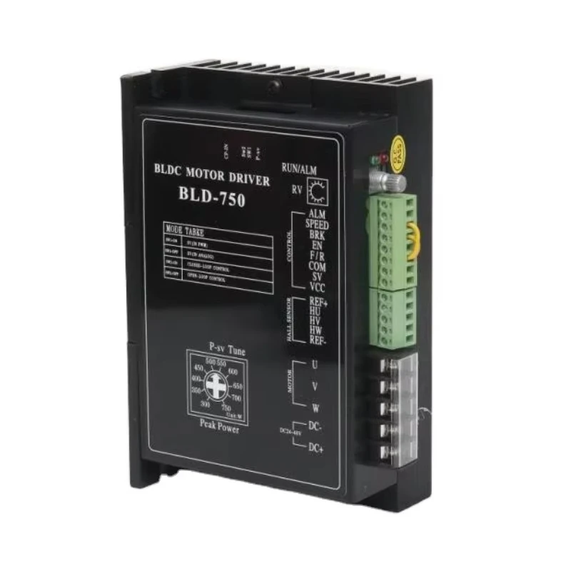

For 24V 48v BLDC motors, BLDC motor driver BLD-750 is less than 750W