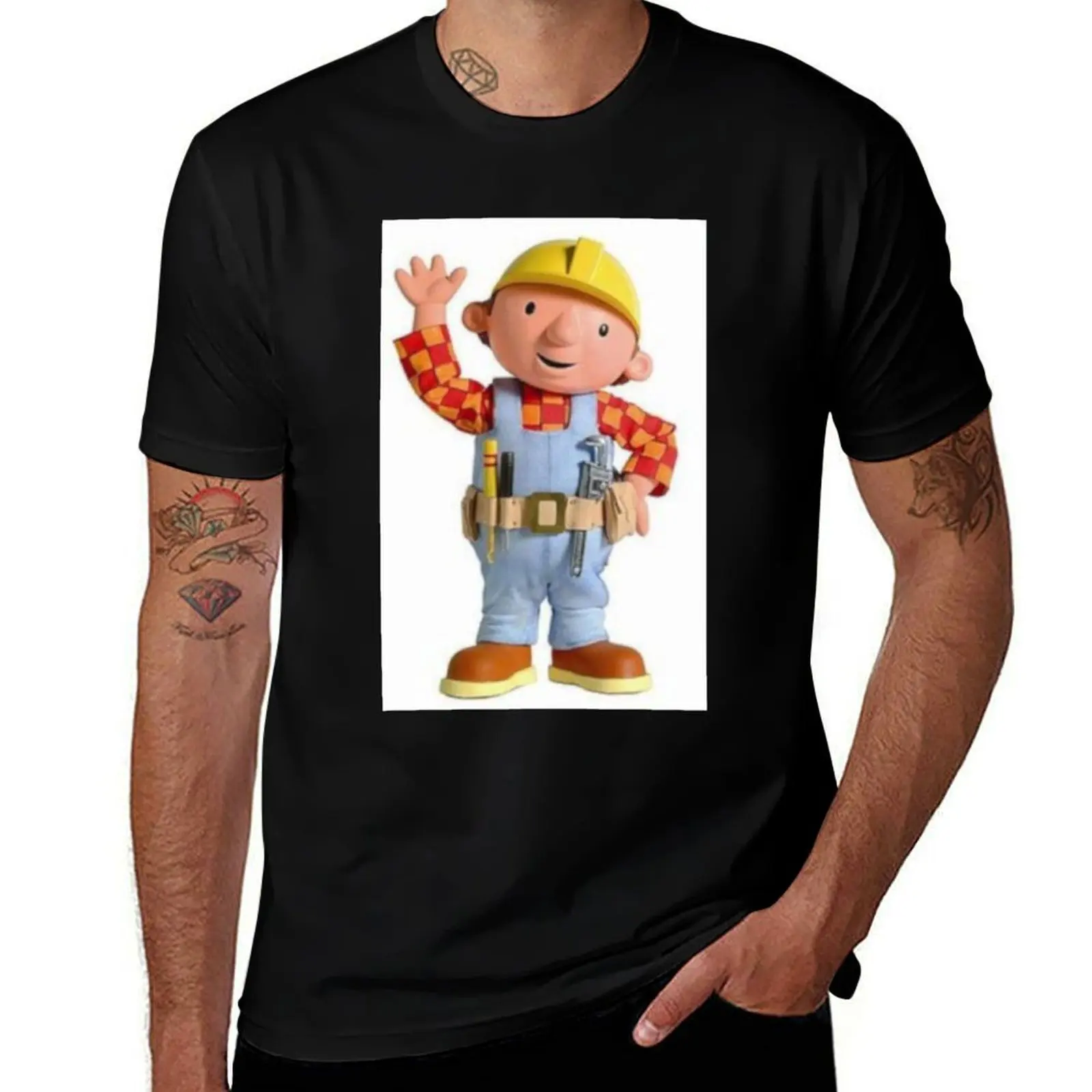 

Bob the Builder T-Shirt Urban Casual Loose Fit Tee