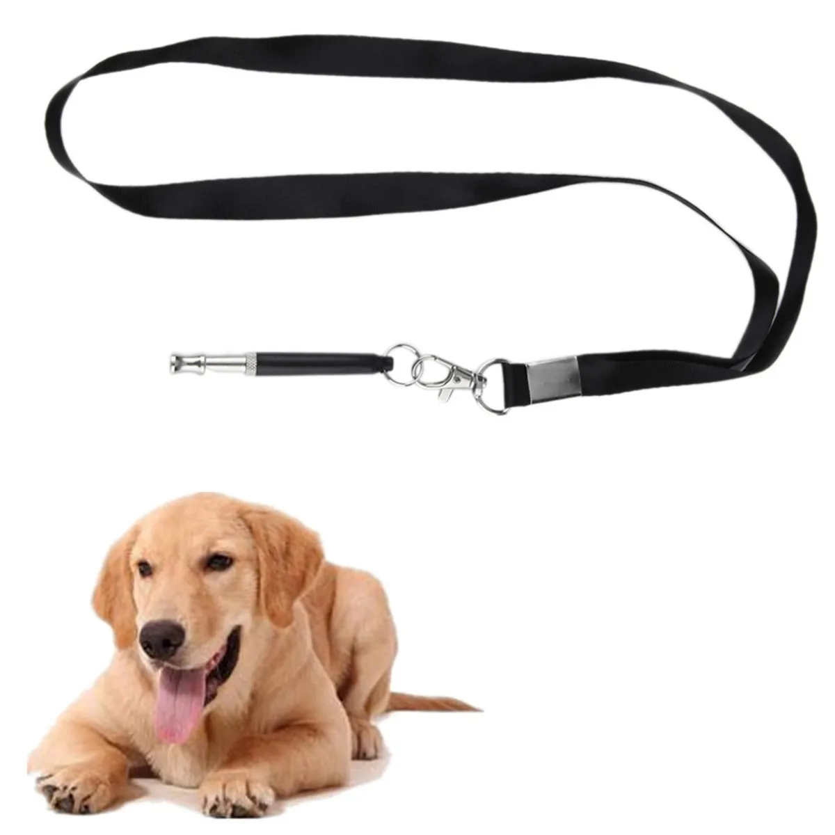 

Pet Dog Training Flute Professional Whistle Adjustable Silent Ultrasonic Bark Control Whistles for