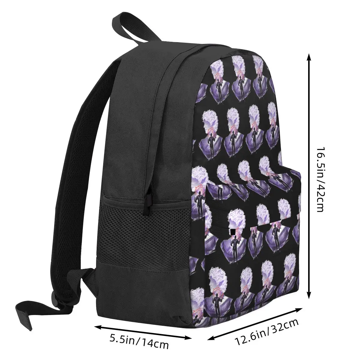 Astarion - High Elven Vampire Silhouette Backpack Student BookBag Children School Bag Computer Shoulder Bags for Boys Girls