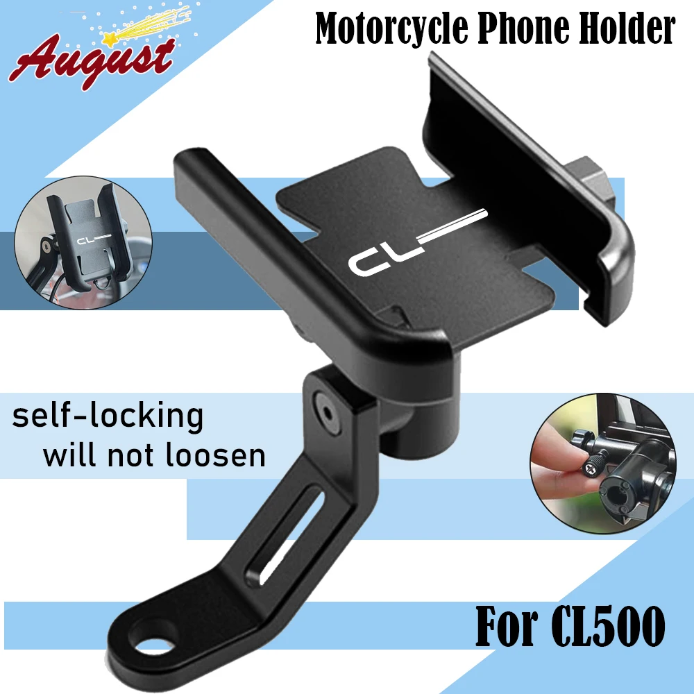 

For HONDA CL500 CL250 CL300 2022 2023 CL 500 Motorcycle Accessories Mirror Handlebar Phone Holder GPS Stand Bracket