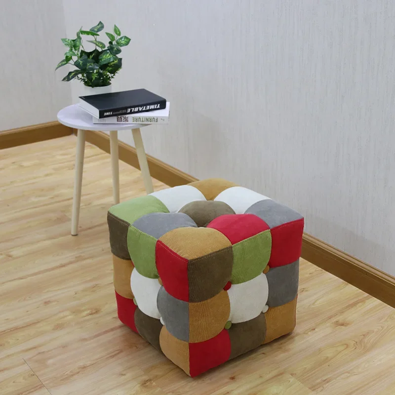 Shoe changing stool Fabric stool, fashion sofa furniture Nordic stool, furniture daily low stool
