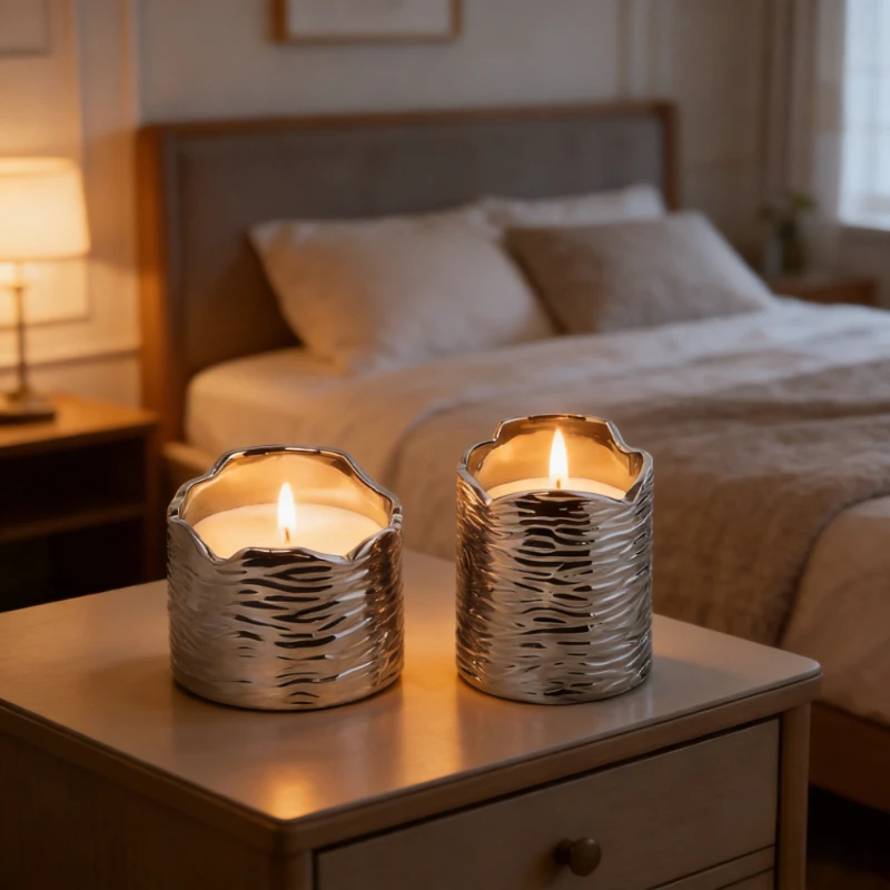 

Изысканный европейский подсвечник из дерева и металла в стиле лайт-люкс для ароматерапии, украшение для гостиной, спальни, отеля, дома