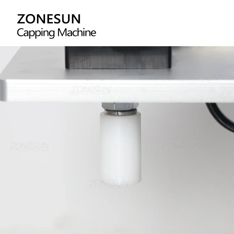 ZONESUN ZS-GK5 Pneumatic Perfume Glass Bottle Capping Machine Desktop Perfume Collar Small Bottle Crimping Pressing Machine