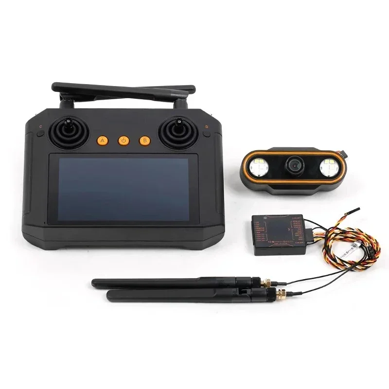 Applicable to H12 PRO Model Drone Remote Control, Vehicle And Vessel Model Transmitter, Three Body Camera 1080P Image