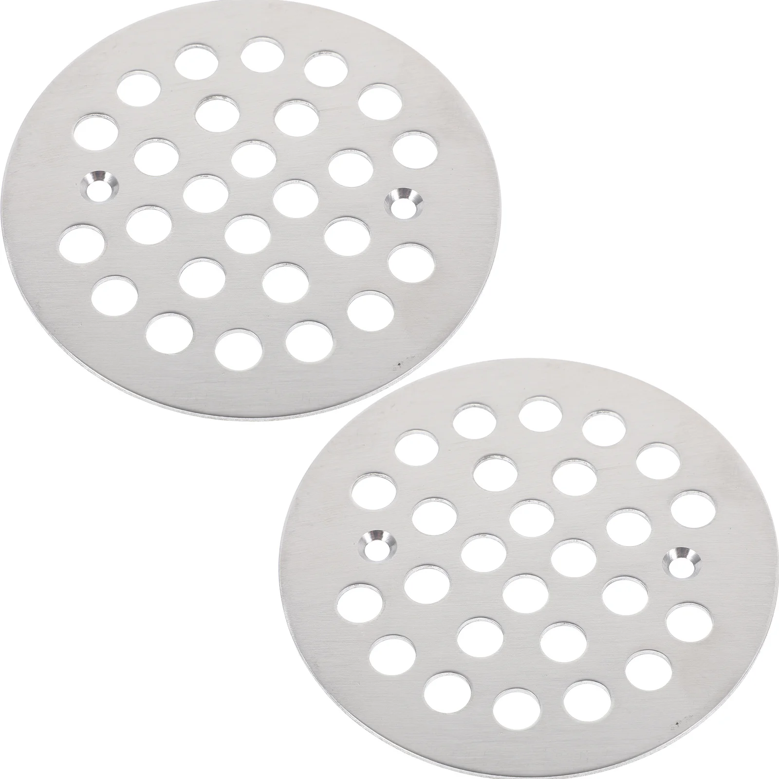 

2Pcs Stainless Steel Floor Drain Cover Bathroom Kitchen Sink Strainer Shower Hair Catcher Prevent Clogging