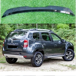 Rear Roof Lip Spoiler For Dacia Duster 2019- Up Roof Spoiler Gloss Black Accessories Body Kit Factory Style Car Rear Wing