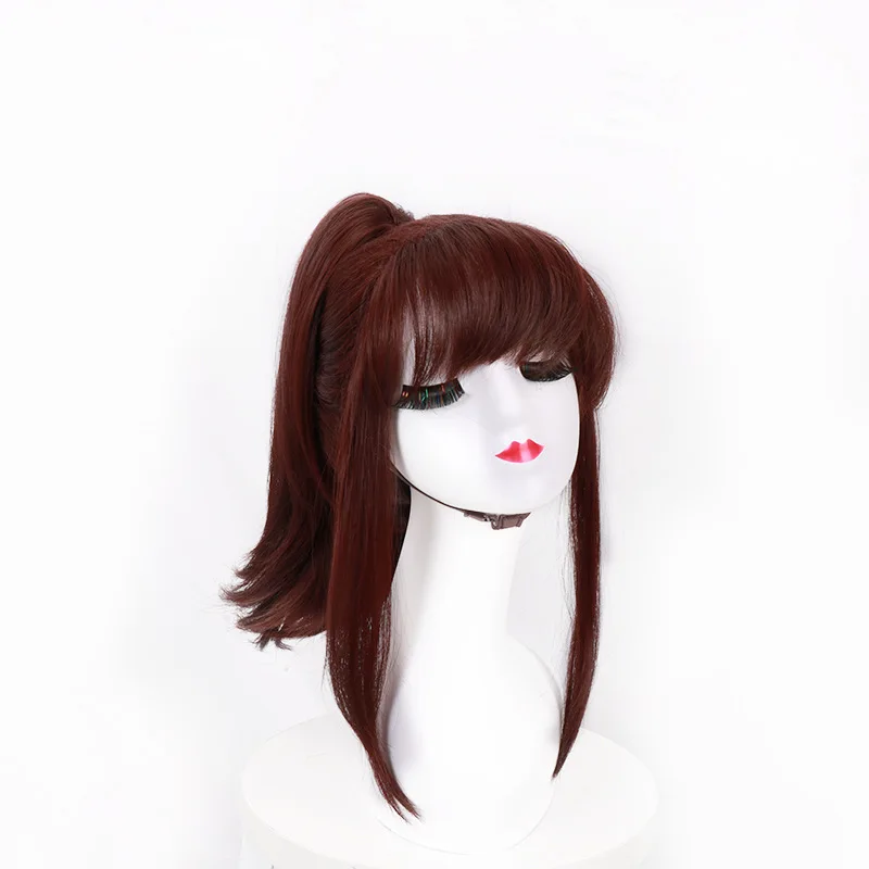 Ataque ao titã sasha braus vermelho marrom anime peruca cosplay