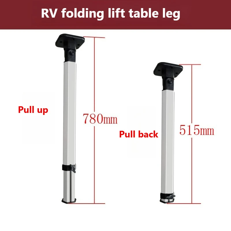 RV Adjustable Folding Table Leg RV Accessories Board Detachable RV Exterior Aluminum Alloy Table Leg Camper Expansion Bracket